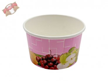 50 Stk. Eisbecher Früchte pink 100 ml Ø 65 x H 45 mm